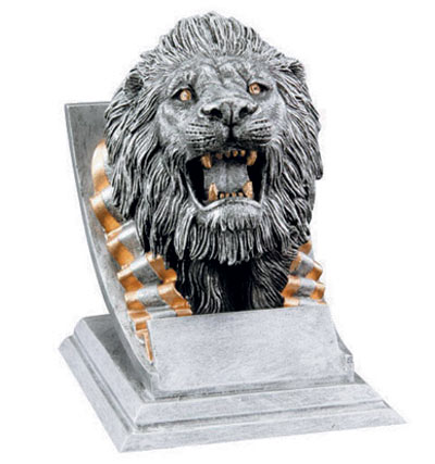 Resin Lion Mascot Trophies